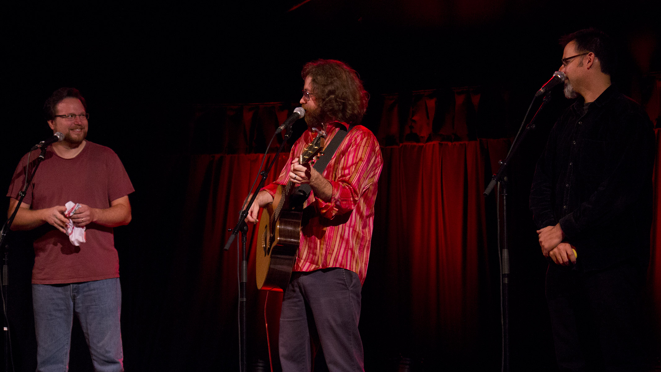 Jonathan Coulton with Paul and Storm at Bristol's Colston Hall September 2012