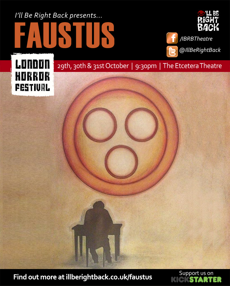 Faustus at The Etcetera Theatre October 2014