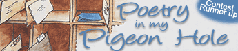 Poetry in my Pigeon Hole - short story title banner