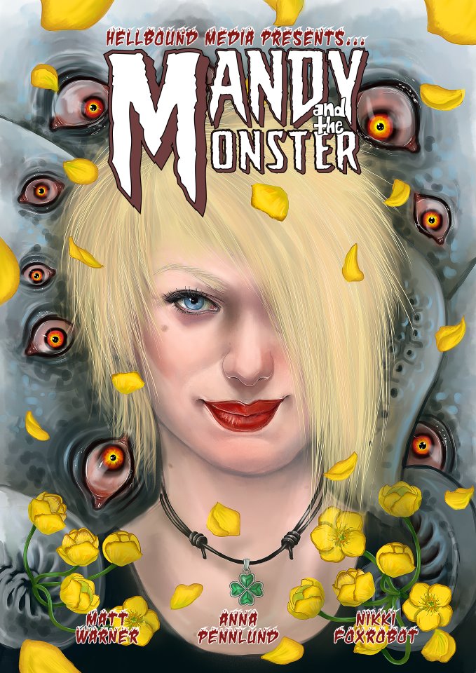 Mandy and the Monster - comic cover art