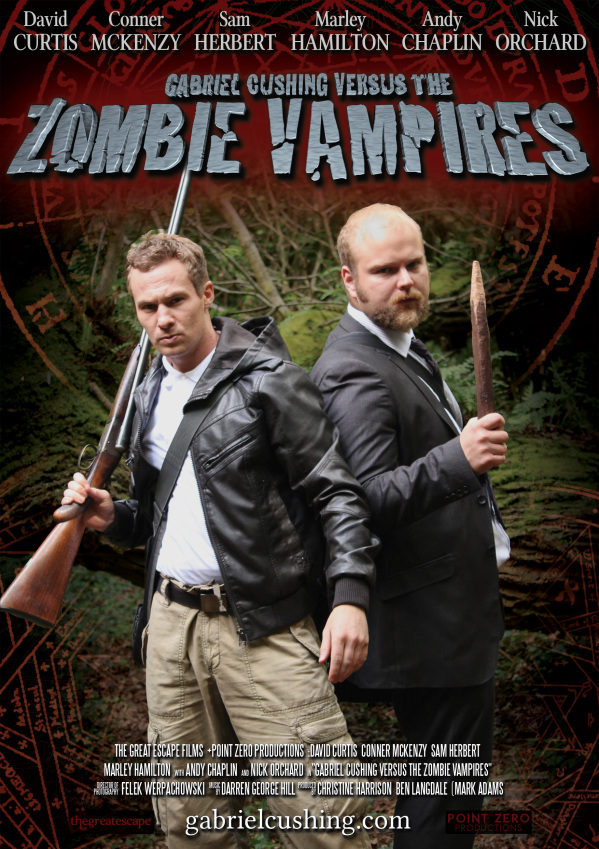 Second Official Gabriel Cushing vs the Zombie Vampires poster