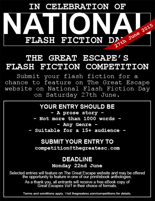 The Great Escape Flash Fiction Competition - For National Flash Fiction Day